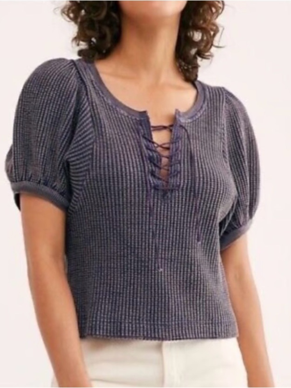 NWT Free People One Hayden Thermal Top Size S